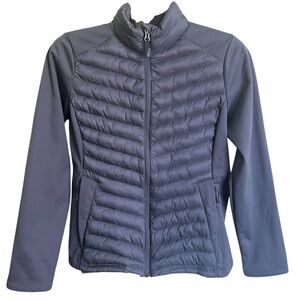 32 Degrees Women's Dark Purple Puffer Jacket Size Medium